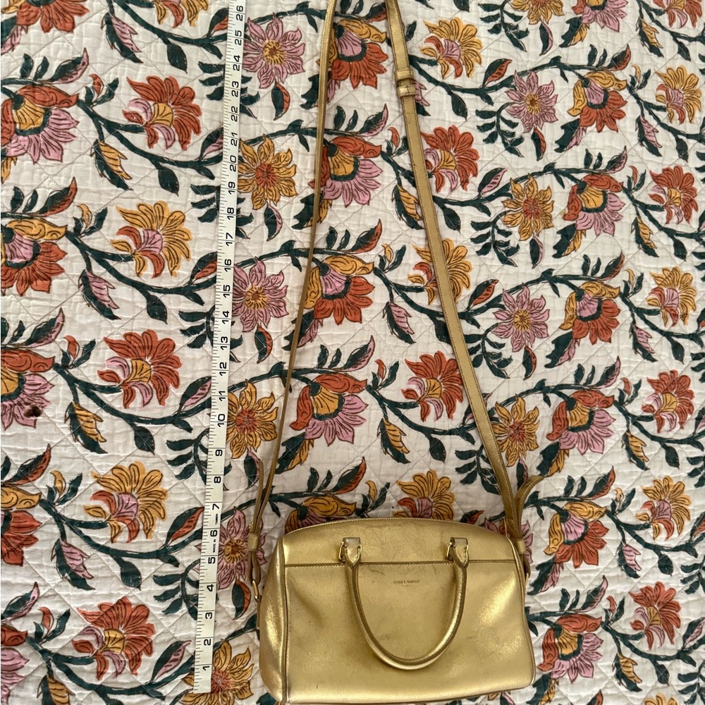 YSL Saint Laurent Gold Crossbody Bag - Picture 11 of 12